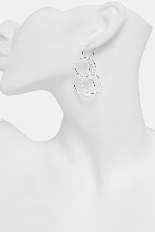 Lilou kolczyki damskie posrebrzane 261/60/KOL/SR srebrny