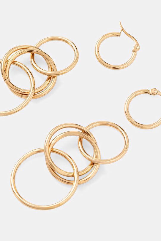 Lilou kolczyki damskie pozłacane 261/60/KOL/PO złoty AA00