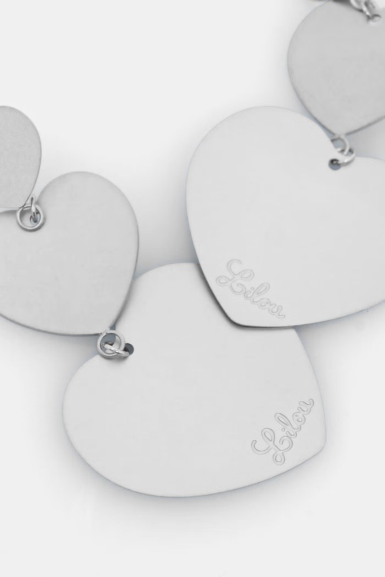 Lilou kolczyki damskie posrebrzane 258/58/KOL/3E/3/SR srebrny AA00