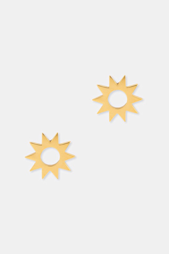 Lilou kolczyki damskie pozłacane złoty K/AZUR/133/Z