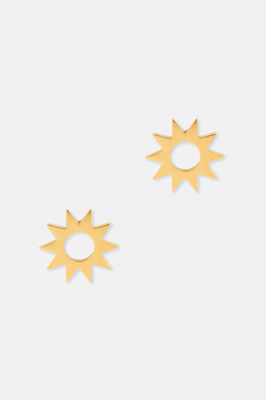 Lilou kolczyki damskie pozłacane złoty K/AZUR/133/Z