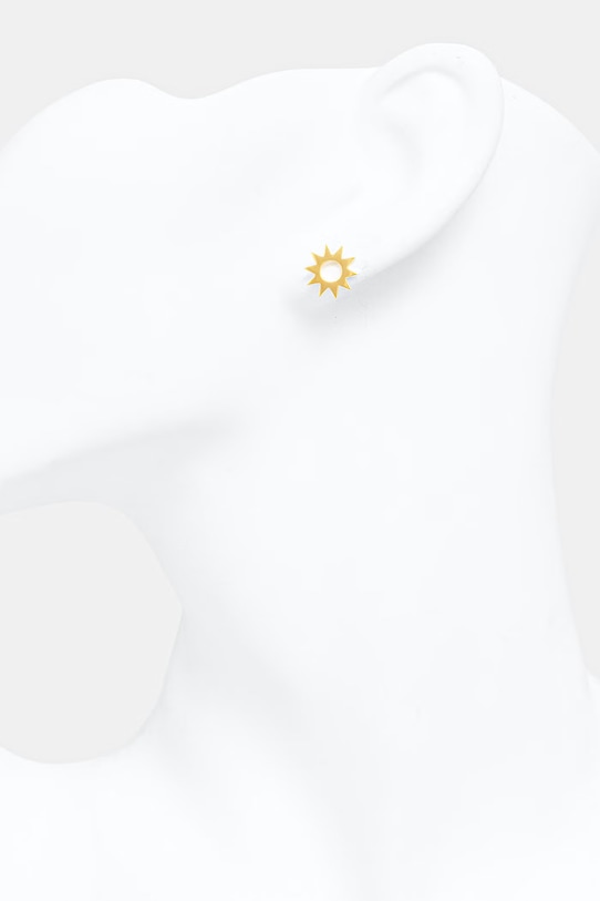 Akcesoria Lilou kolczyki damskie pozłacane K/AZUR/133/Z złoty