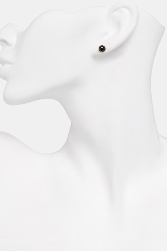 Doplnky Lilou náušnice dámske pozlátené Mini Icons 176/7/KOL/1/CZA/PO zlatá