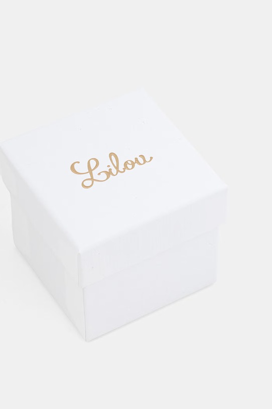 Lilou náušnice dámske pozlátené Mini Icons zlatá 176/7/KOL/1/CZA/PO