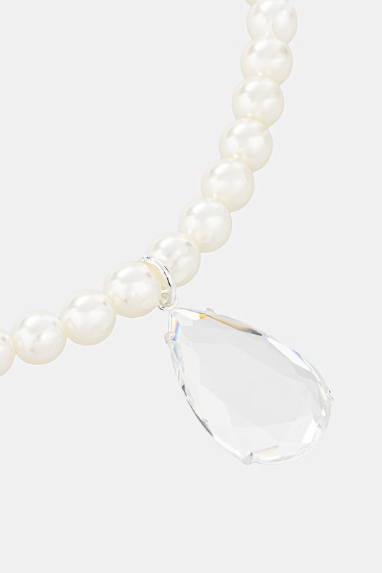 Lilou naszyjnik damski z masy perłowej Glamour 275/380/LAN/PEB/BIA/SR beżowy AA00