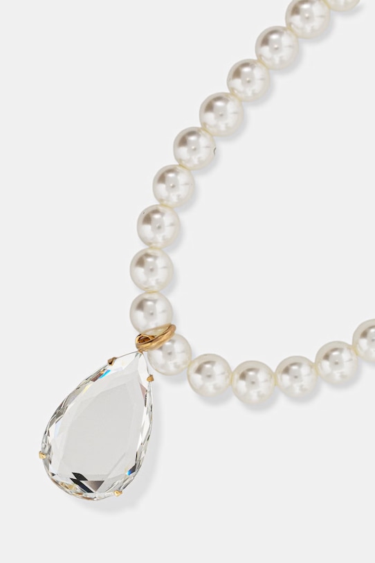 Lilou náhrdelník dámsky Glamour 275/380/LAN/PEB/BIA/PO béžová AA00