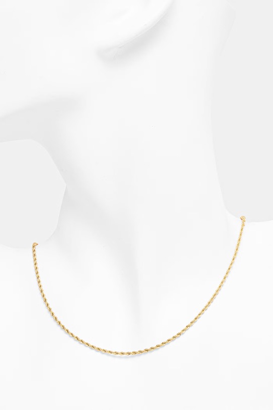 Akcesoria Lilou naszyjnik pozłacany 249/400/LAN/NO12/PO złoty