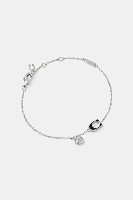 Coach bransoletka damska metalowa srebrny 571290RHO003