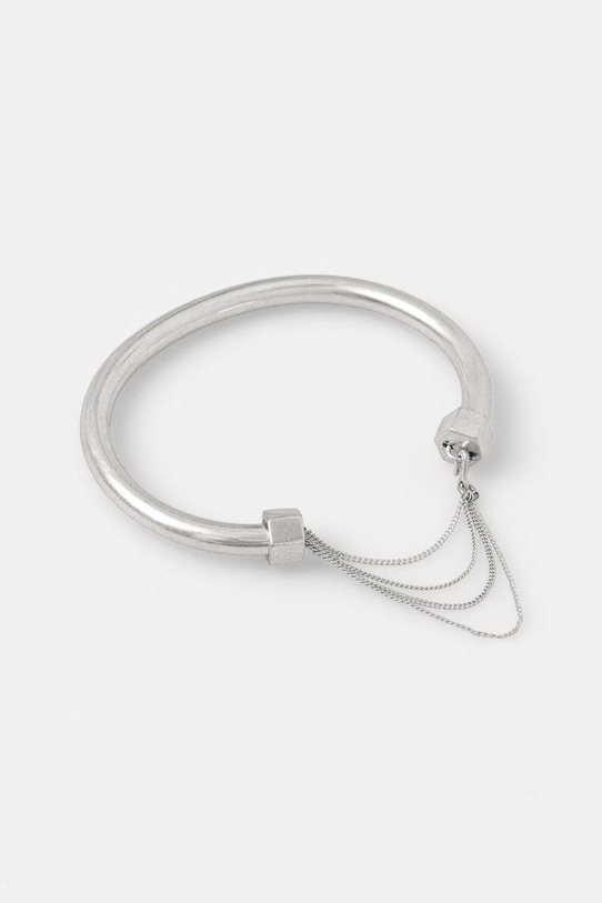 AllSaints bransoletka damska metalowa bez kamienia srebrny 37540460SLV041