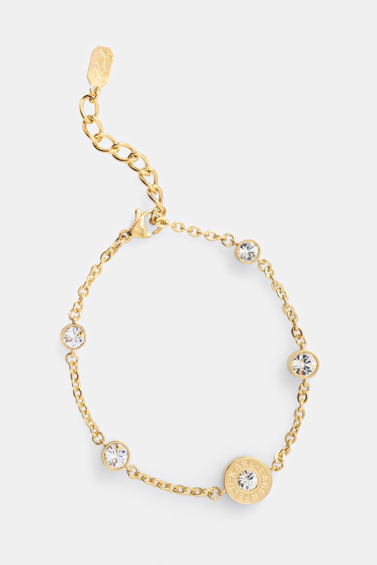 Karl Lagerfeld Bransoletka damska ze stali nierdzewnej złoty KLBJX12