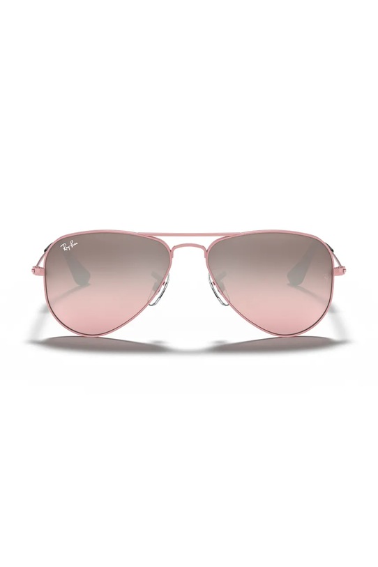 Ray-Ban okulary dziecięce JUNIOR AVIATOR 0RJ9506S.G różowy AA00