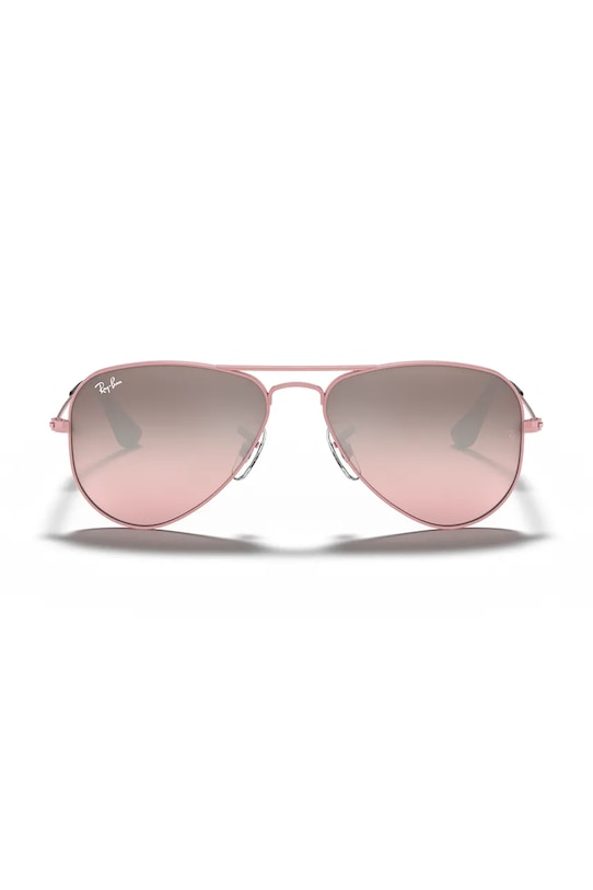 Ray-Ban okulary dziecięce JUNIOR AVIATOR 0RJ9506S.G różowy AA00