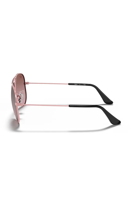 Dziewczynka Ray-Ban okulary dziecięce JUNIOR AVIATOR 0RJ9506S.G różowy