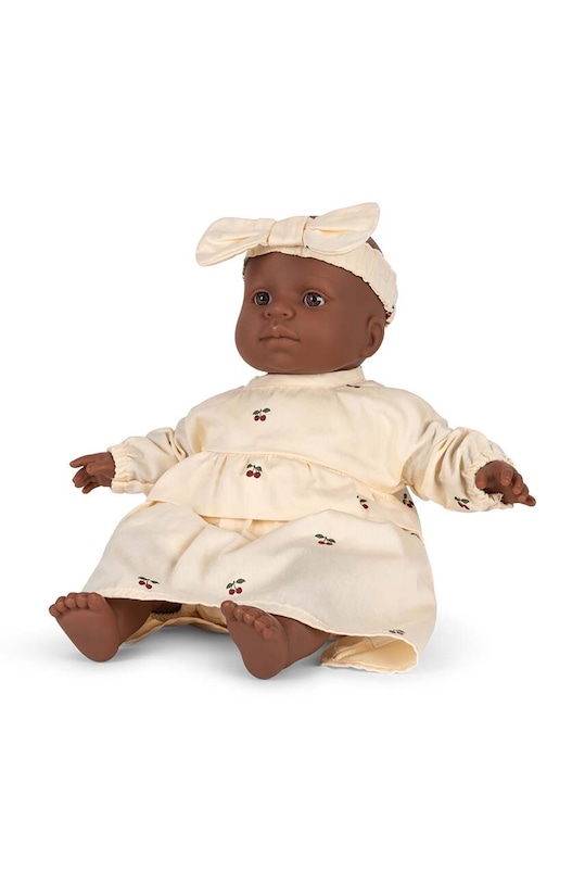 Obleček pro panenky Konges Sløjd CHERRY DOLL CLOTHES SET béžová KS3873