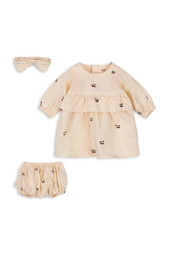 Одяг для ляльок Konges Sløjd CHERRY DOLL CLOTHES SET KS3873 бежевий AA00