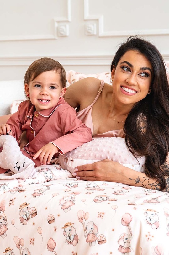 Living și dormitor La Millou pătură de picnic ROSSIE by Maja Hyży 145060.Koc.Piknikowy.RO roz