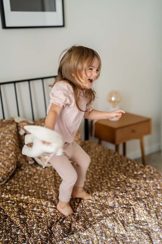 DÍVKA La Millou FLOWER STYLES 145812.Komplet.Poscieli hnědá