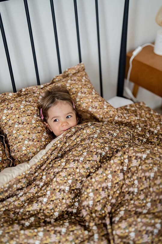 La Millou pościel niemowlęca FLOWER STYLES 145811.Komplet.Poscieli brązowy AA00