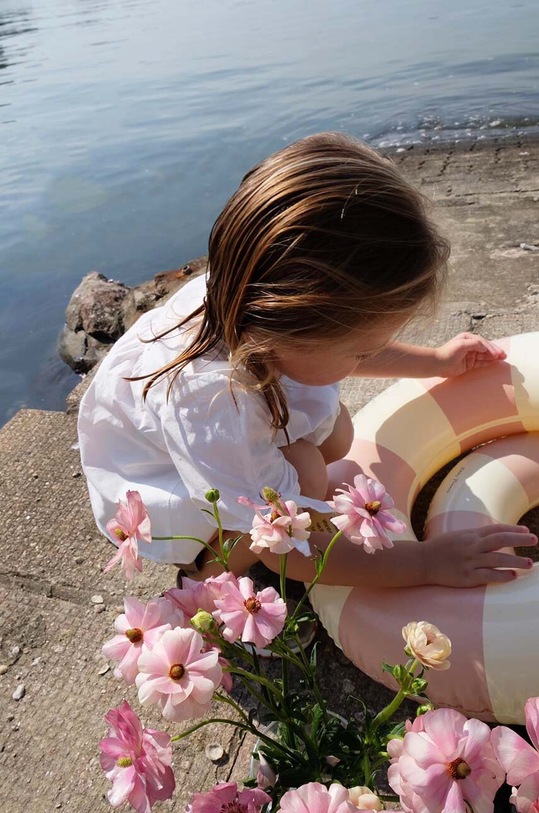 Дівчинка Дитяче коло для плавання Petites Pommes ANNA 60CM ANNA.60CM.G рожевий