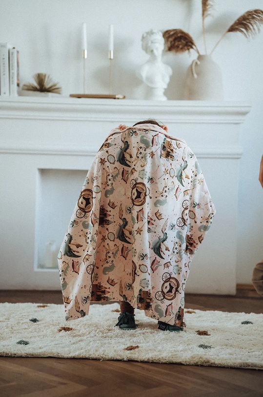 Одеяло для младенцев La Millou PRINCESS 139936.Lekki.Koc.Minky. розовый