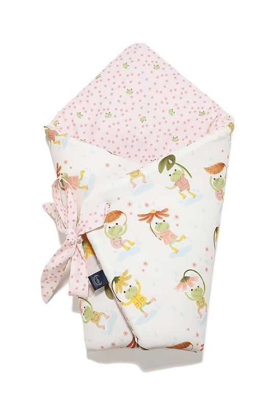 Бебешко одеялце La Millou FROGS розов 146028.Rozek.Niemowlecy
