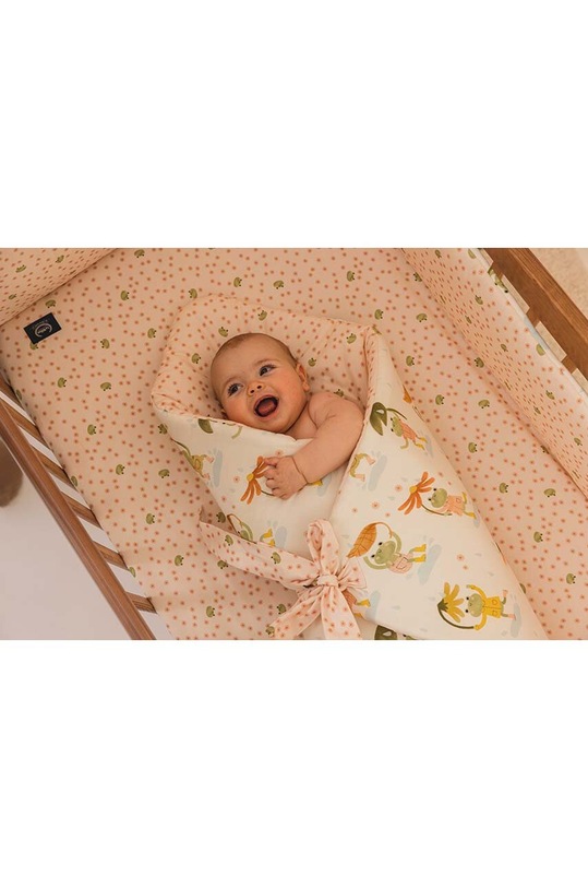 Момиче Бебешко одеялце La Millou FROGS 146028.Rozek.Niemowlecy розов