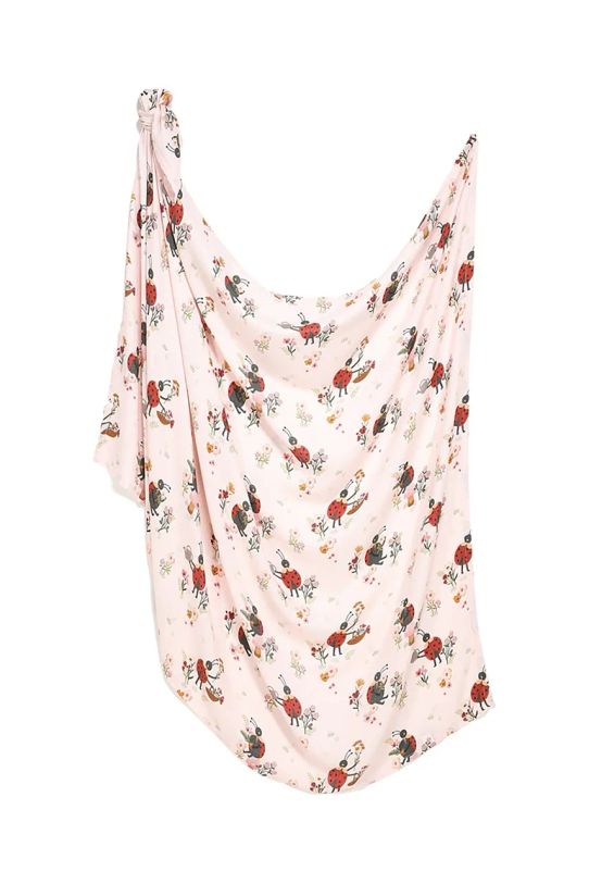 Бебешка пелена от бамбук La Millou MIRELLA розов 149994.Otulacz.Bamboo.M