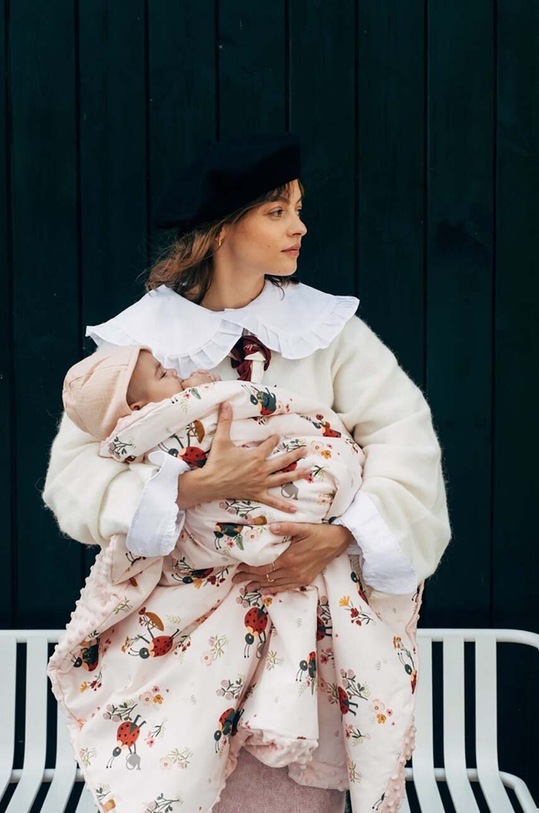 Бебешко одеяло La Millou MIRELLA розов 150038.Cieply.Koc.Minky