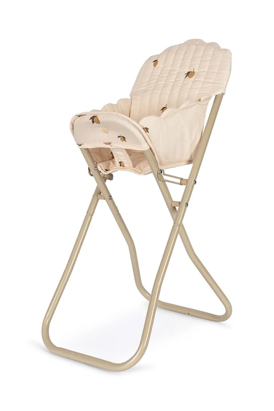 DÍVKA Židlička pro panenky Konges Sløjd DOLL HIGH CHAIR KS5683 béžová