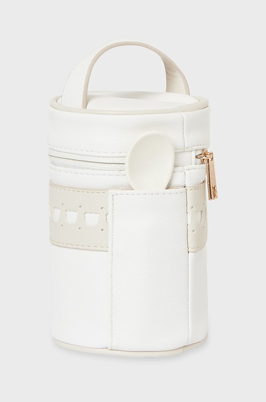 Chłopiec Mayoral Newborn pojemnik termiczny na jedzenie z pokrowcem 19557.1A.NEWBORN beżowy