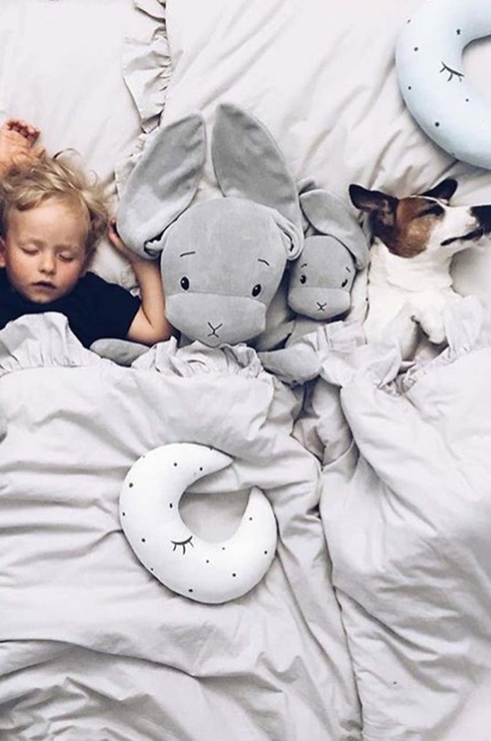 М'яка іграшка для немовлят Effiki сірий Krolik.Effik.S.013.015