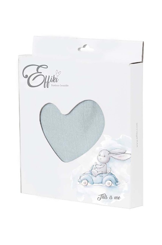 Chlapec Bambusová zavinovačka pre bábätká Effiki Ot.bam.Wyscigowka.PS611 modrá