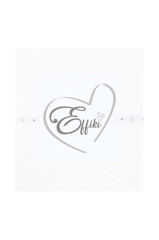 Effiki prześcieradło z gumką niemowlęce biały Przescierad.6.12.101.1