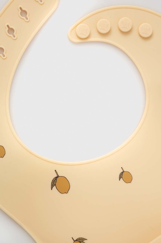 Konges Sløjd śliniak niemowlęcy 2-pack SILICONE BIB KS3544 zielony AA00