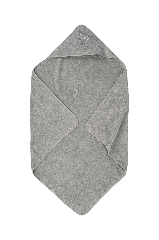Effiki prosop din bumbac pentru copii 95x95 cm Recznik.z.kaptur.grafit gri AA00