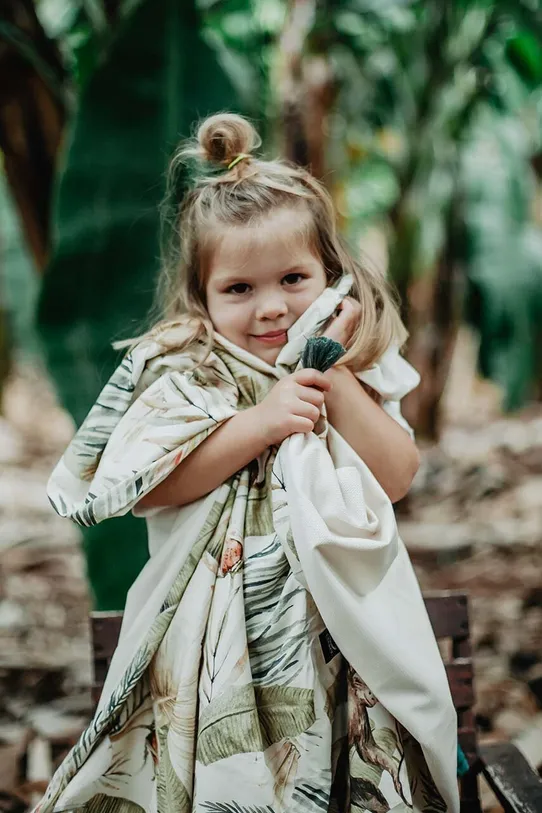 BIMBA La Millou fagotto di bambù per il bambino Bamboo BOHO COCO M 91855.Otulacz.Bamboo.BO verde