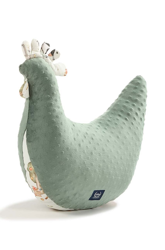 La Millou poduszka do karmienia Babci Dany Minky ABC FARM 136490.Poduszka.Kura.Ba zielony AA00
