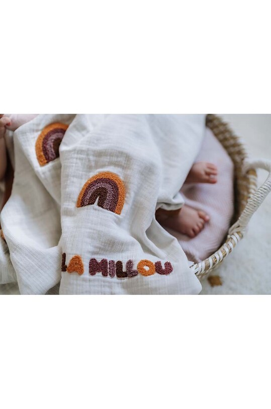 Ковдра для немовлят La Millou GINGER RAINBOW 143714.Koc.MuSlinowy.GI