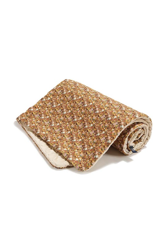 Zateplená dětská deka La Millou Velvet FLOWER STYLES 143898.Cieply.Koc.Velve béžová AA00