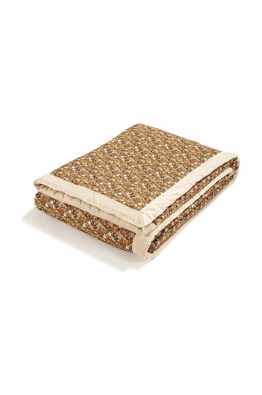 Zateplená dětská deka La Millou Velvet FLOWER STYLES béžová 143898.Cieply.Koc.Velve