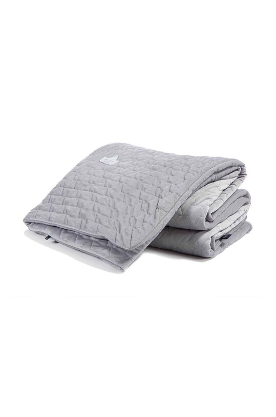Zateplená dětská deka La Millou Velvet Pure DARK GREY Kojenecký výrobek šedá 90022.Cieply.Koc.Velvet