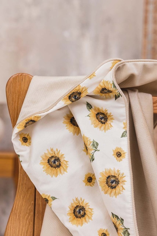 La Millou patura pentru copii Velvet SUNLOVER bej 146159.Lekki.Koc.Velvet