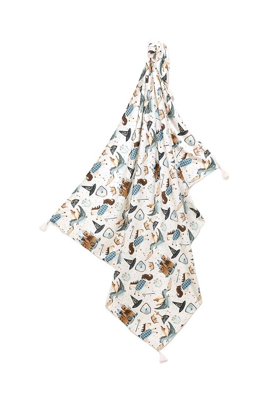 Bambusová zavinovačka pre bábätká La Millou PRINCE modrá 139795.Otulacz.Bamboo.P