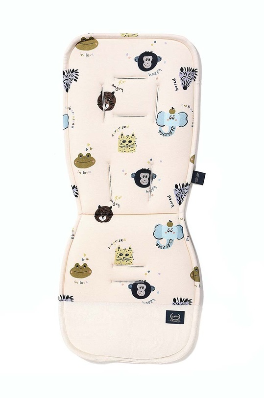 Vložka do kočárku La Millou Jersey FRIENDS béžová 146888.Wkladka.do.wozka