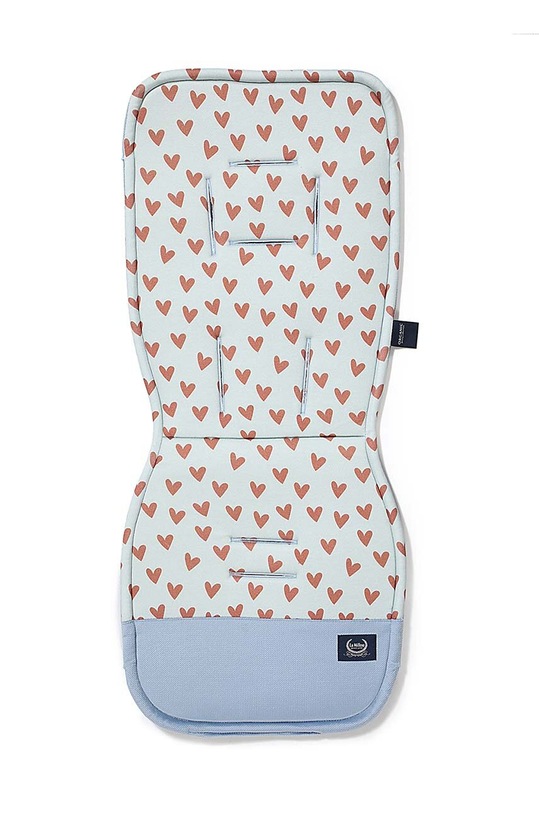 La Millou wkładka do wózka Jersey HEARTBEAT BLUE Produkt niemowlęcy niebieski 144292.Wkladka.do.wozka