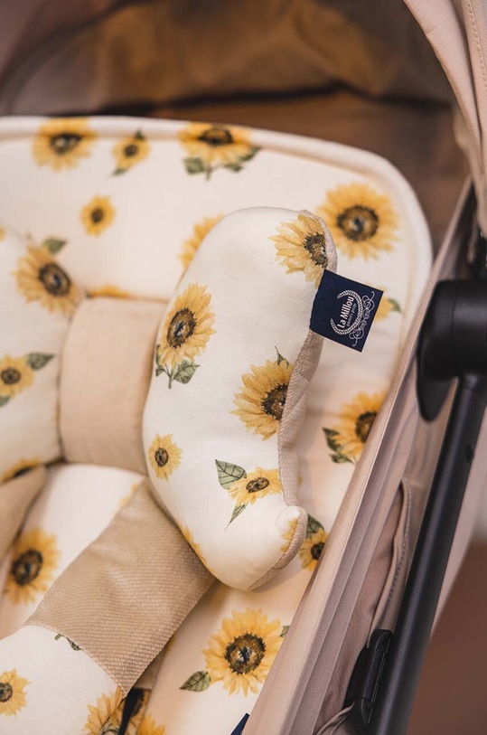 La Millou inserție pentru cărucior Jersey Velvet SUNLOVER bej 146217.Wkladka.do.wozka