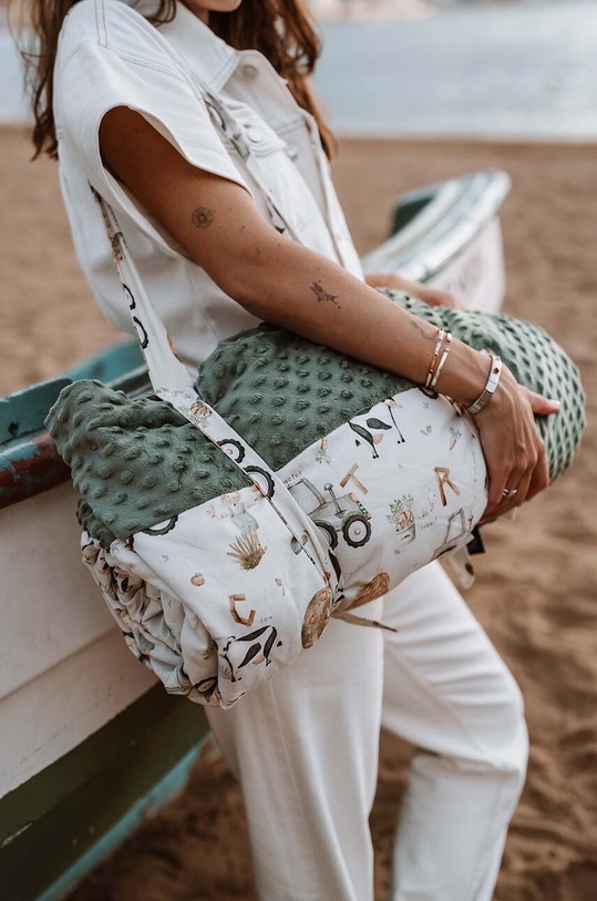 La Millou coperta da picnic ABC FARM verde 132119.Koc.Piknikowy.AB