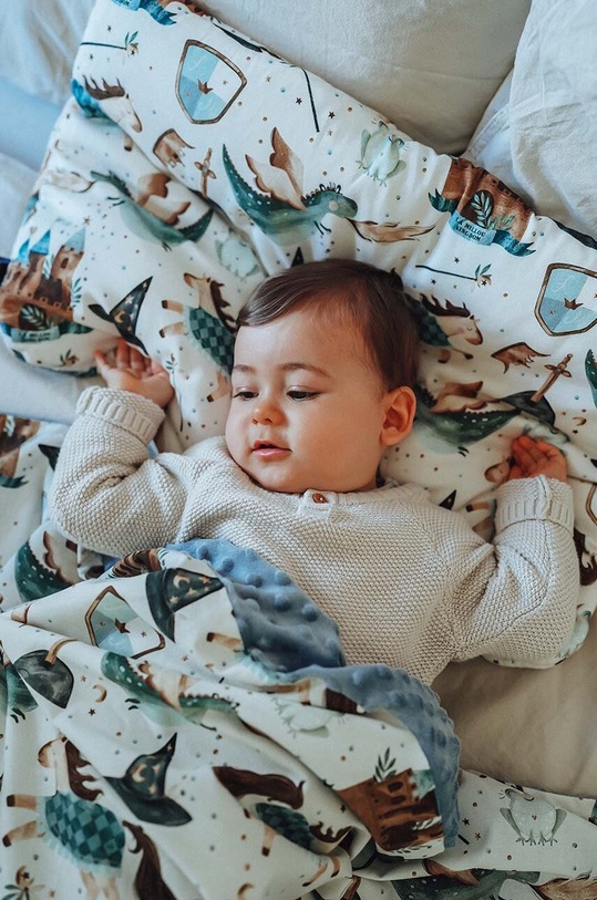 Kojenecké povlečení La Millou PRINCE 143640.Komplet.Poscieli modrá