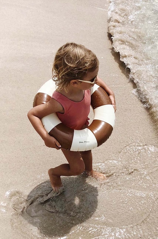 Chłopiec Petites Pommes koło do pływania dziecięce ANNA 60CM ANNA.60CM brązowy