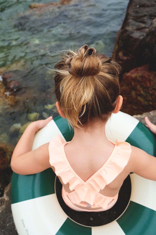 Chłopiec Petites Pommes koło do pływania dziecięce OLIVIA 45CM OLIVIA.45CM turkusowy